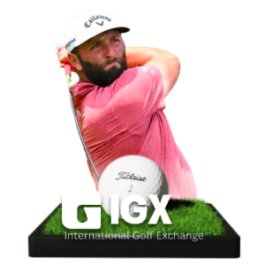 PH389 golf course player preparing a precise swing on a sunny green field
